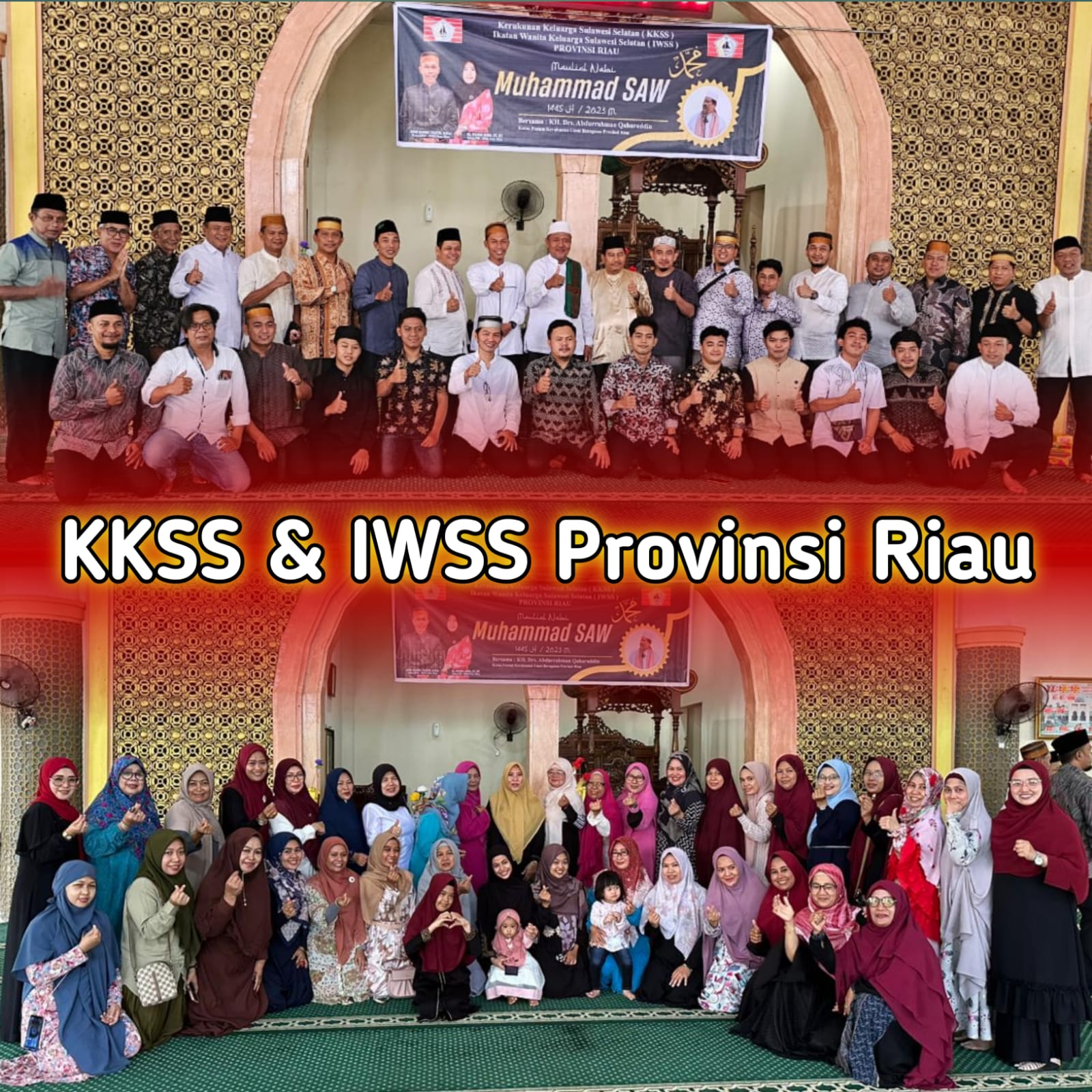 KKSS dan IWSS RIAU Peringati Maulid Nabi Muhammad SAW 1445H/2023M